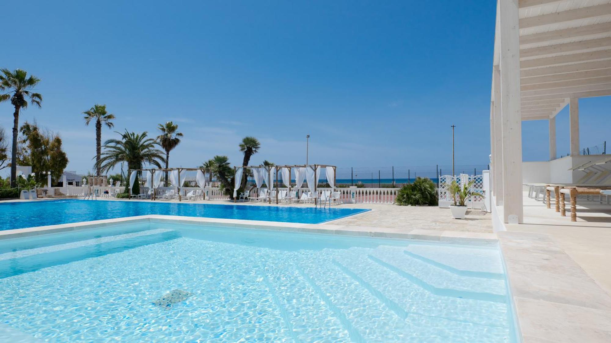 Villaggio Poseidone Beach Resort - Hotel トッレ・サン・ジョヴァンニ・ウジェント エクステリア 写真